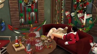 The fresh Year's entry completed for the snow maiden with a boner in all holes
