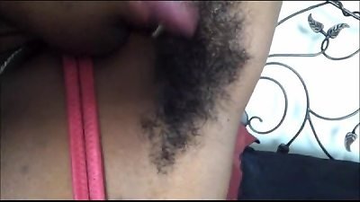 poor gripped furry woman munches Her armpit Hair