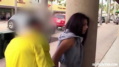 nubile shoplifter gets her cunt penetrated by the pervert officer