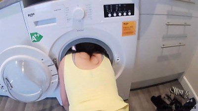 "Step man-meat save me from washing machine"