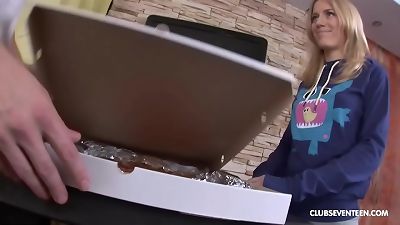 Pizza lady supplies Extra Topping